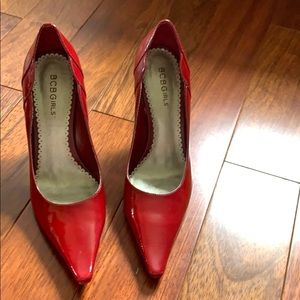 Used BCBG Girls good condition red heels